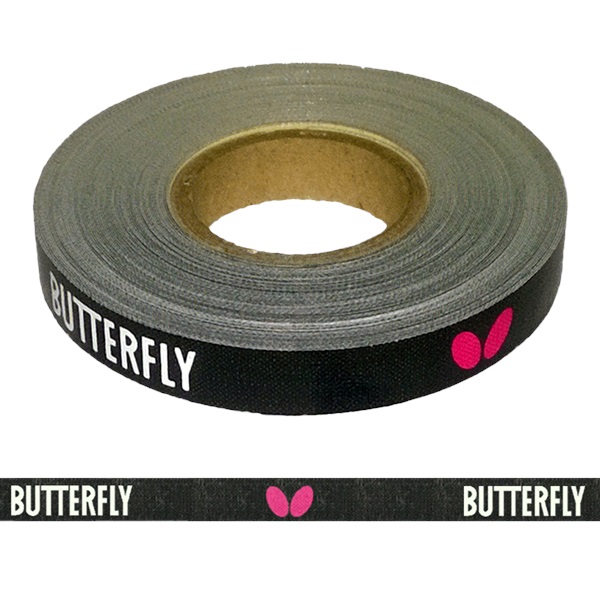 Butterfly Edge Tape Large Roll Black 50m