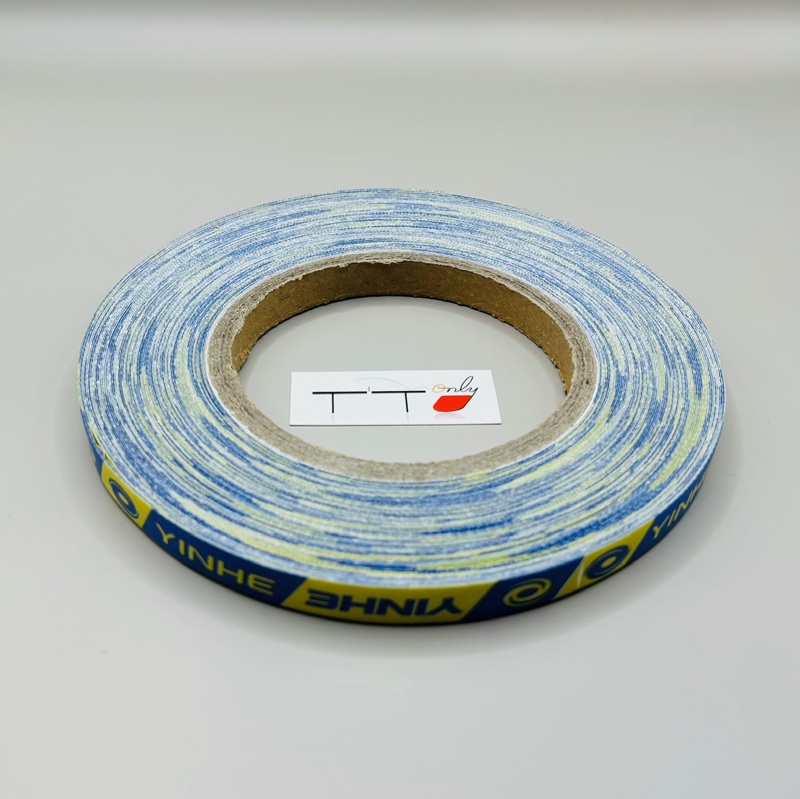 METERXITY Ping Pong Edge Tape - 33ft X 0.4 Inch Fiber Cloth Protective Tape For Table Tennis Rackets (Blue)